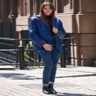 Plus Size Hooded Nylon Jacket image number null