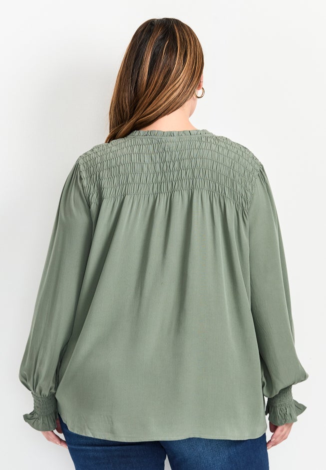 Marcie Shirred Detail Blouse image number 1