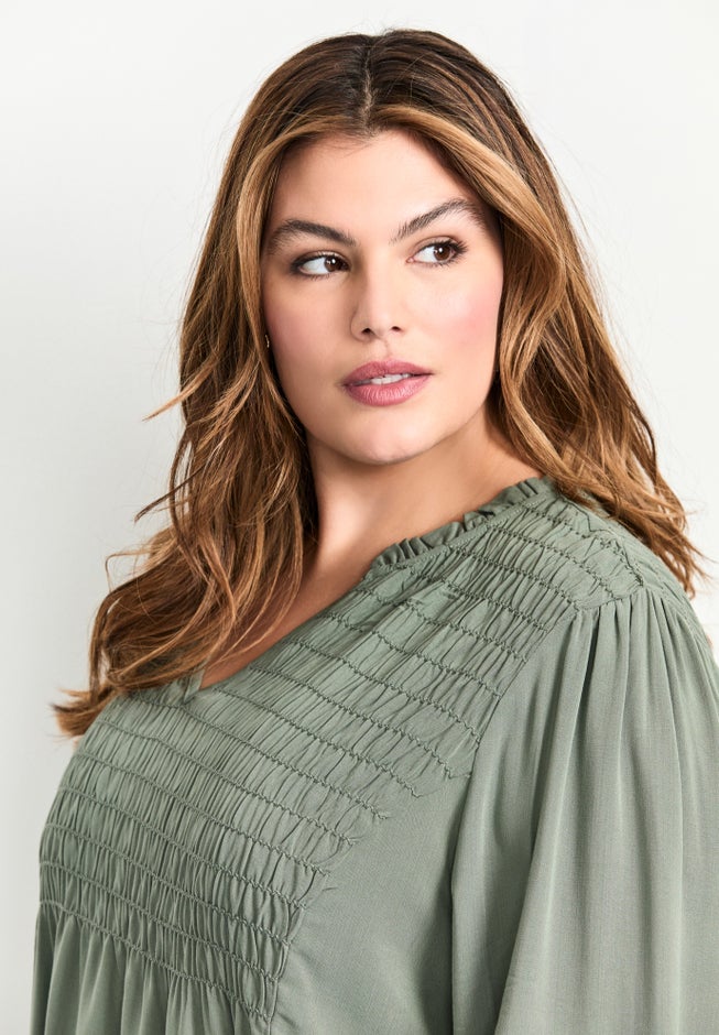 Marcie Shirred Detail Blouse image number 3