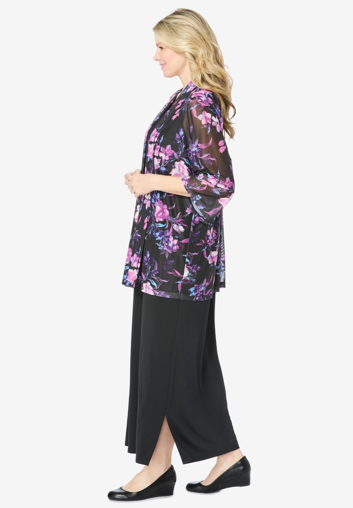 4-Piece Jacket/Tank/Dress/Pant Set image number 1