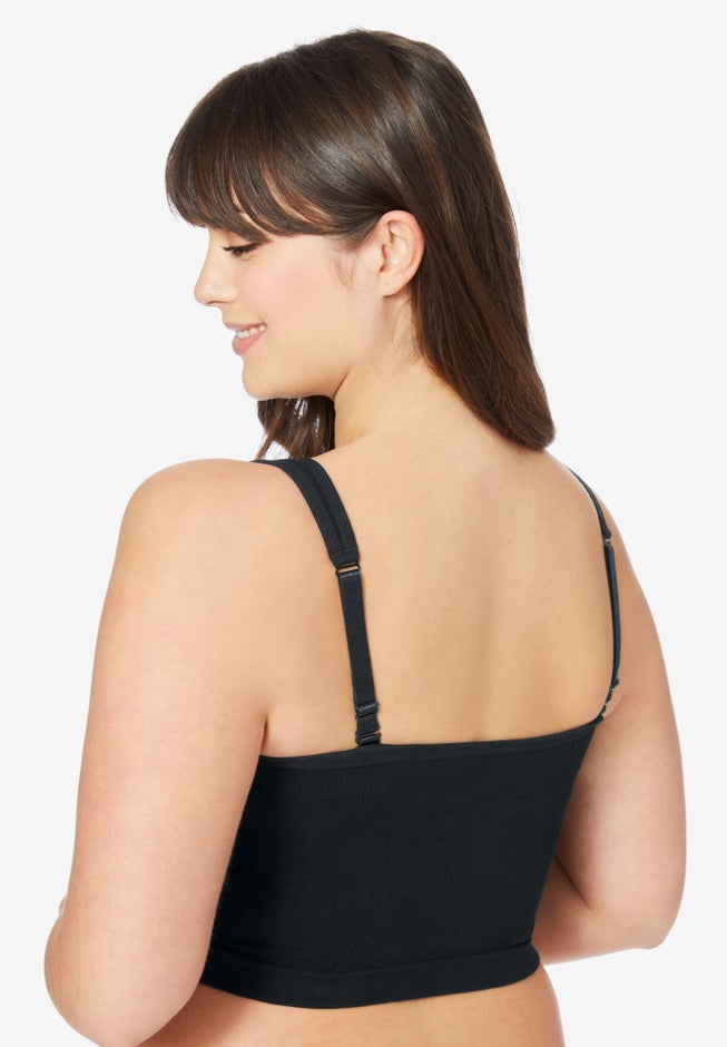 Longline Ribbed Leisure Bra image number 1