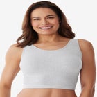 Longline Ribbed Leisure Bra image number null