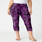 Plus Size Essential Stretch Capri Legging image number 0