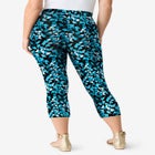 Plus Size Essential Stretch Capri Legging image number null