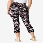 Plus Size Essential Stretch Capri Legging image number null
