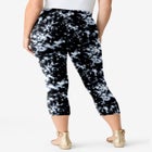 Plus Size Essential Stretch Capri Legging image number null