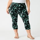 Plus Size Essential Stretch Capri Legging image number null