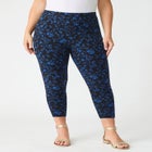 Plus Size Essential Stretch Capri Legging image number null