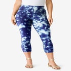 Plus Size Essential Stretch Capri Legging image number null