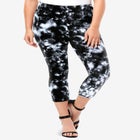 Plus Size Essential Stretch Capri Legging image number null