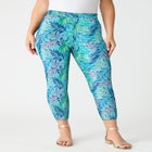 Plus Size Essential Stretch Capri Legging image number null