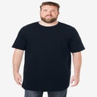 Shrink-Less&trade; Lightweight Longer-Length Crewneck Pocket T-Shirt image number null