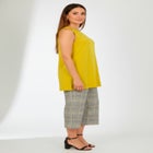 Stretch Knit Tunic Tank image number null