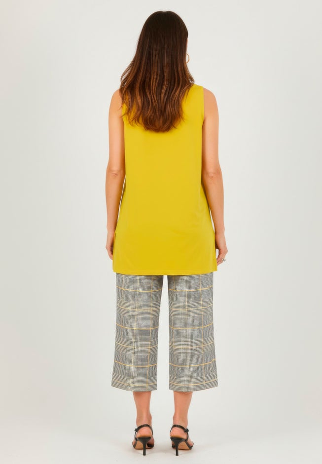 Stretch Knit Tunic Tank image number 2