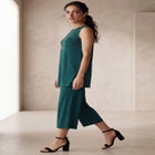 Stretch Knit Tunic Tank image number null