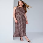 Stretch Knit Tunic Tank image number null