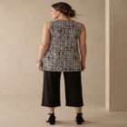Stretch Knit Tunic Tank image number null