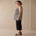 Stretch Knit Tunic Tank image number null
