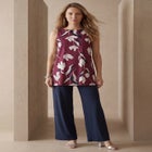 Stretch Knit Tunic Tank image number 0