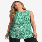 Stretch Knit Tunic Tank image number 0