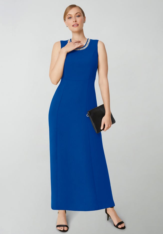 2-Piece Beaded Jacket Dress image number 1