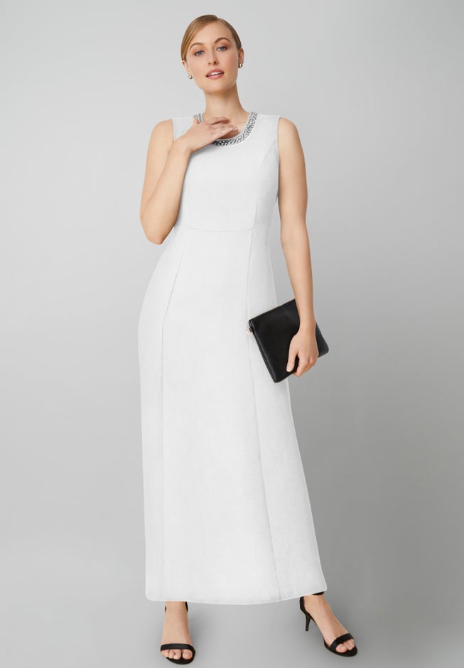 2-Piece Beaded Jacket Dress image number 1