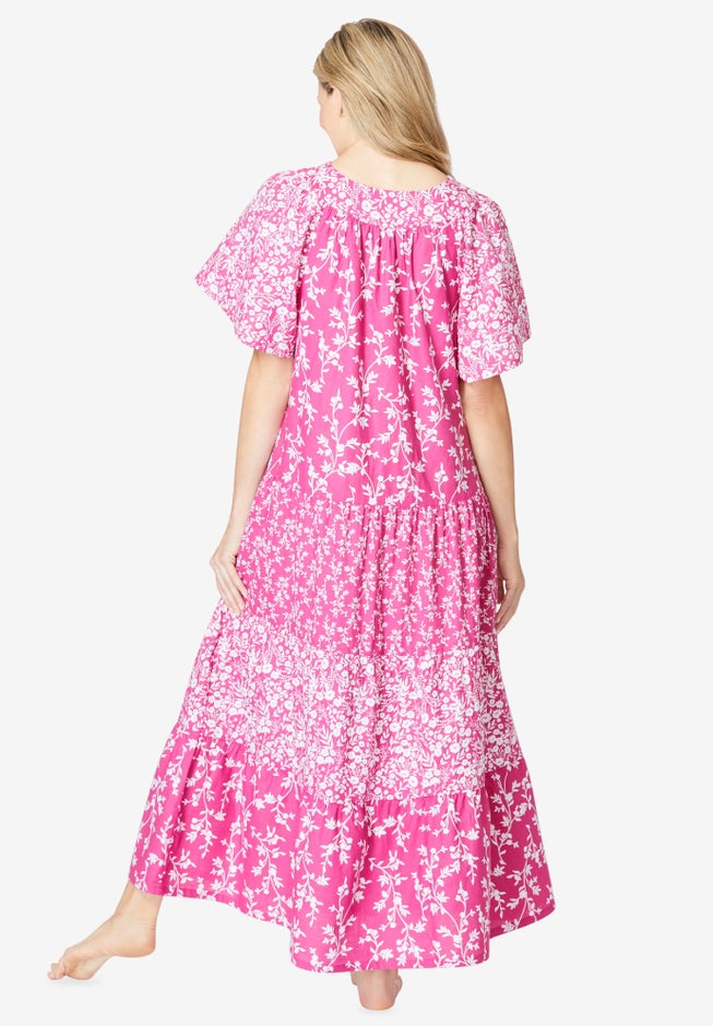 Long Tiered Print Lounger image number 1