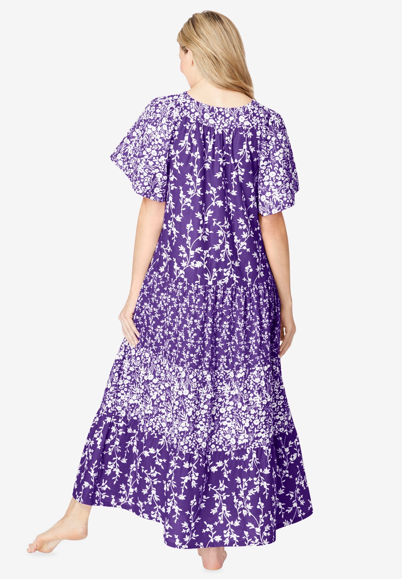 Long Tiered Print Lounger image number 1