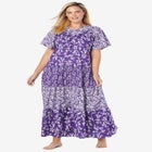 Long Tiered Print Lounger image number null