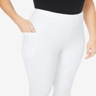 Side-Pocket Essential Capri Legging image number null
