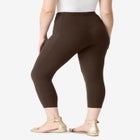 Side-Pocket Essential Capri Legging image number null