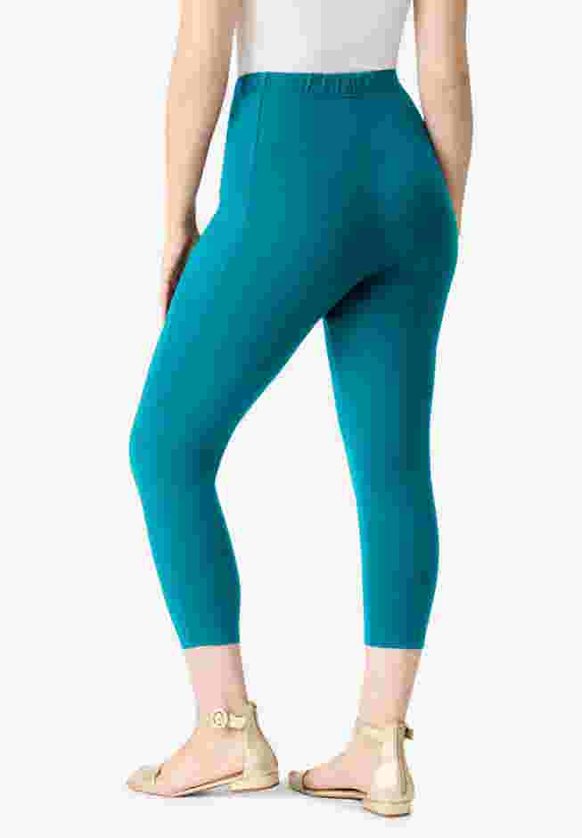 Side-Pocket Essential Capri Legging image number 1