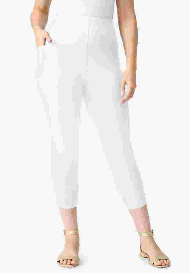 Side-Pocket Essential Capri Legging image number 0
