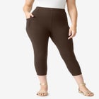 Side-Pocket Essential Capri Legging image number null