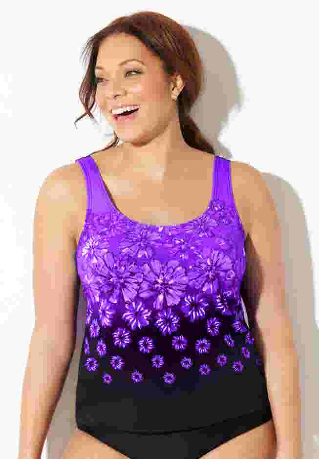 Chlorine Resistant Classic Tankini Top image number 0