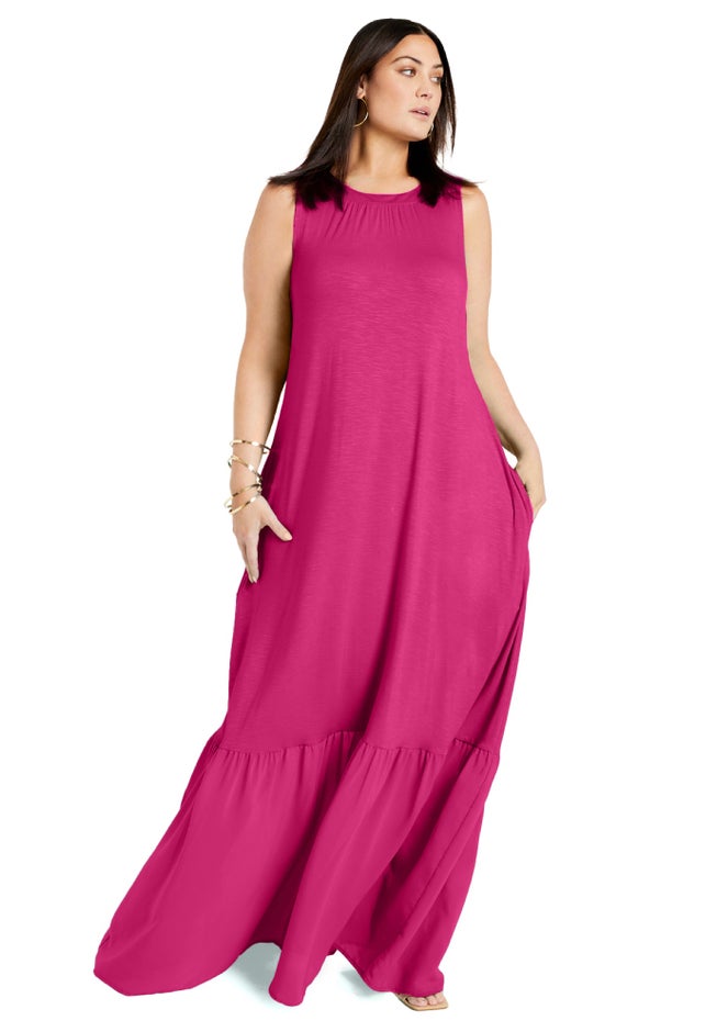 Ruffle Hem Maxi Dress image number 0