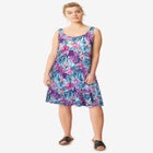 Crossover Back Tank Dress image number null