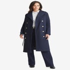 Refined Denim Trench Coat image number null