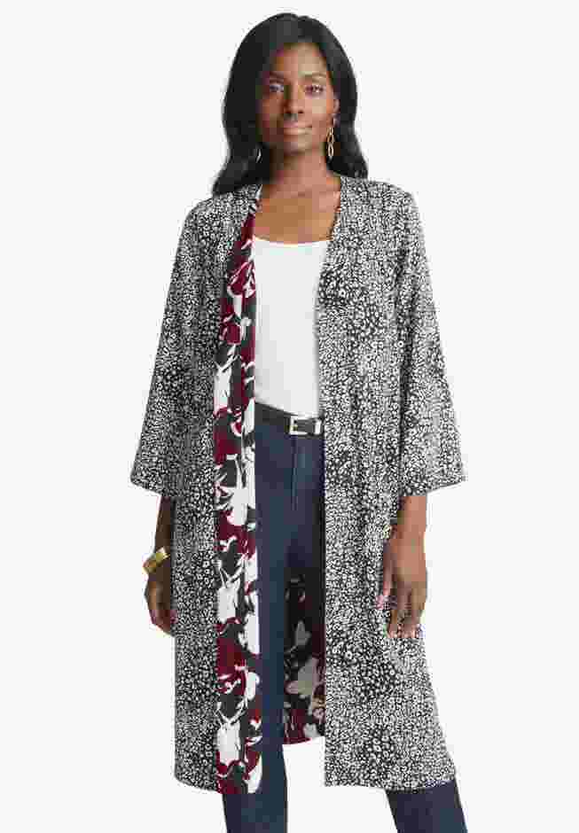 Reversible Kimono Jacket image number 0