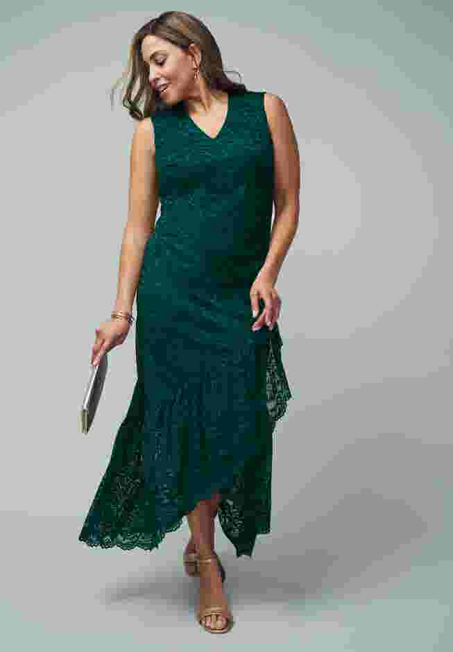 2-Piece Lace Tulip Jacket Dress image number 1