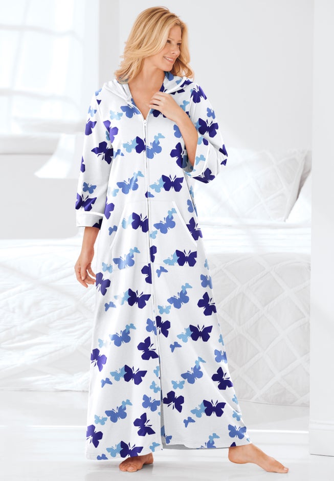 Long French Terry Robe image number 5