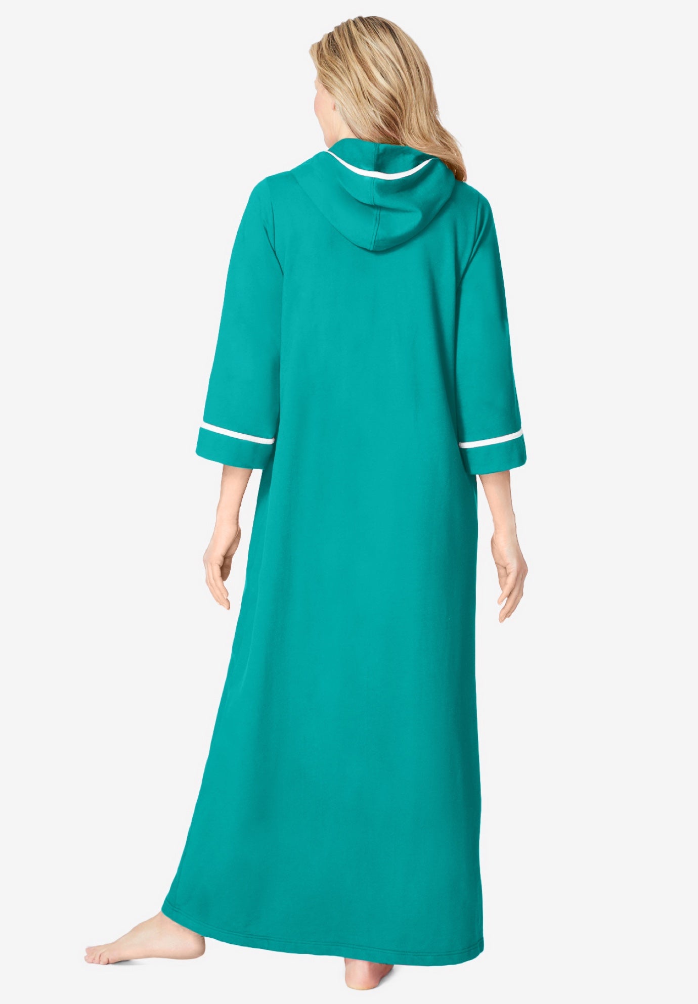 Long French Terry Robe image number 1