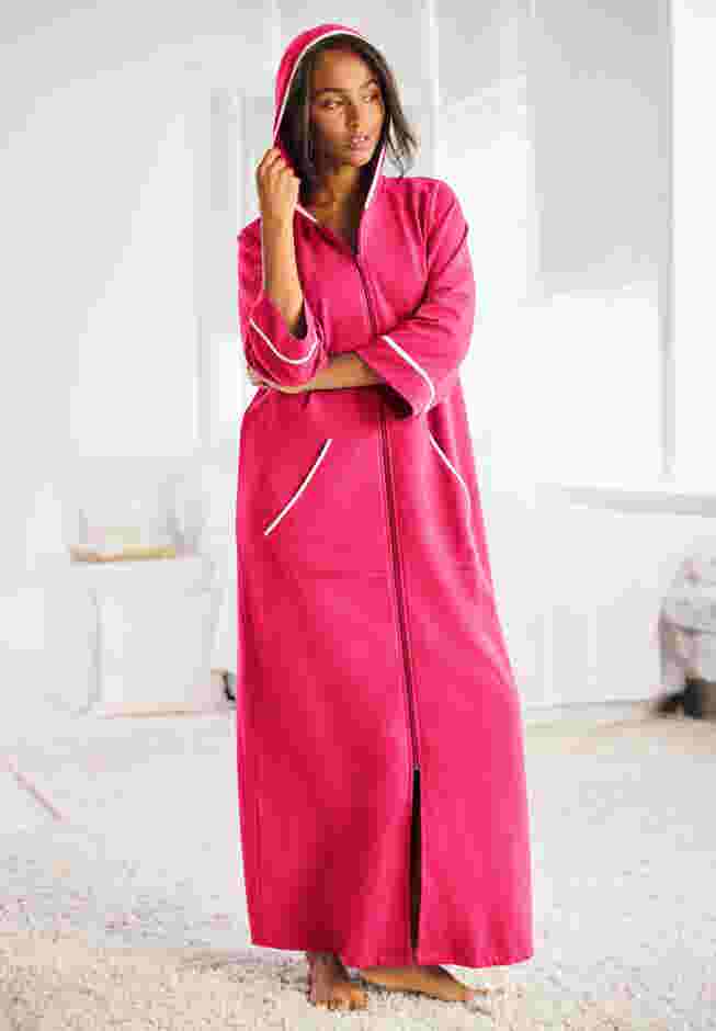 Long French Terry Robe image number 0