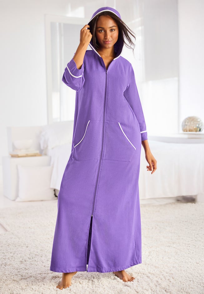 Long French Terry Robe image number 0