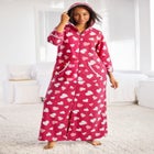 Long French Terry Robe image number null