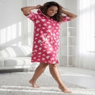 Short French Terry Robe image number null