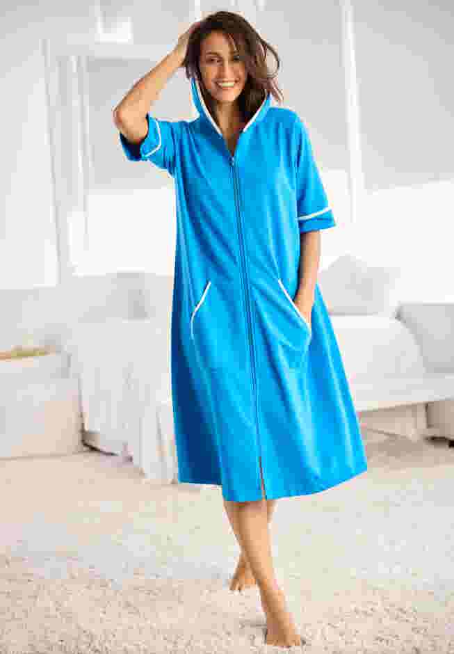 Short French Terry Robe image number 0