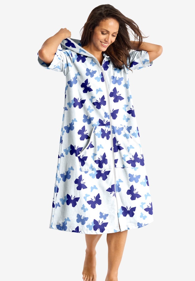 Short French Terry Robe image number 0