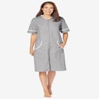 Short French Terry Robe image number null