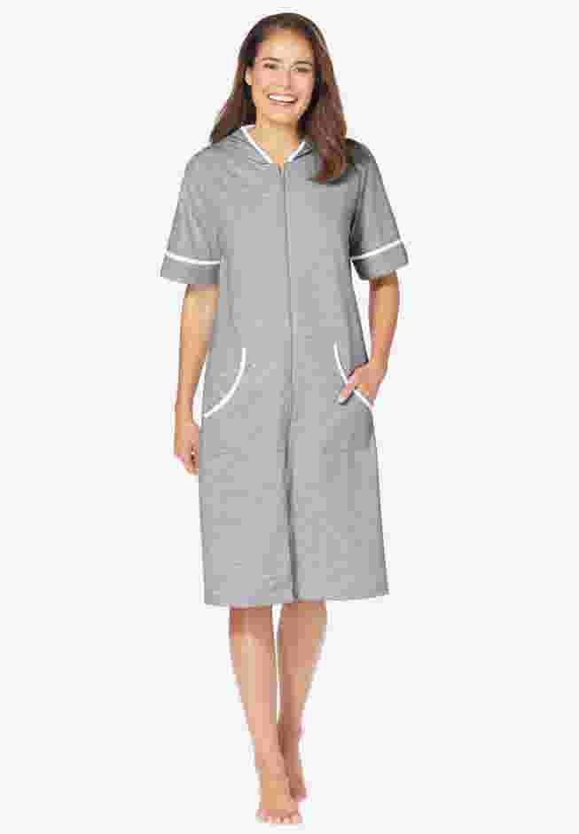 Short French Terry Robe image number 0